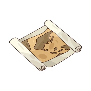 Oil Map illustration vector