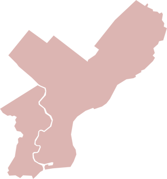 freehand drawing of Philadelphia city map. png