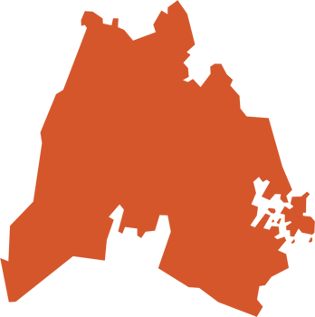 freehand drawing of Nashville city map. png