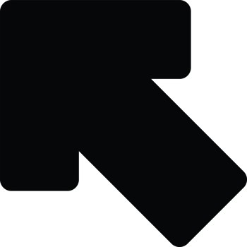 Highly contrasting black arrow design pointing diagonally upwards, suitable for symbol usage png