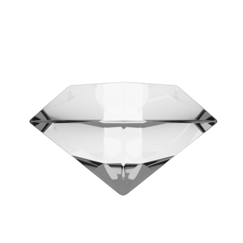 Cute 3D Diamond Icon Illustration Render png