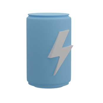 Cute 3D Energy Drink Icon Illustration Render png
