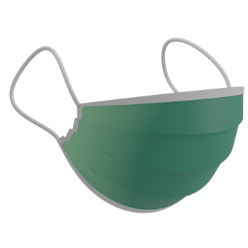 3D Face Mask Icon Illustration png
