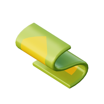 Cute 3D Praying Mat Icon Illustration Render png