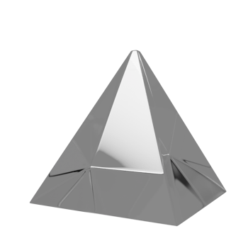Cute 3D Pyramid Icon Illustration Render png