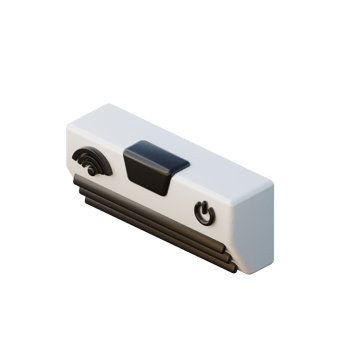 Cute 3D Smart Air Conditioner Icon Illustration Render png