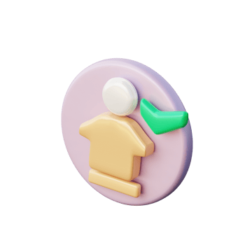 Cute 3D User Checklist Icon Illustration Render png