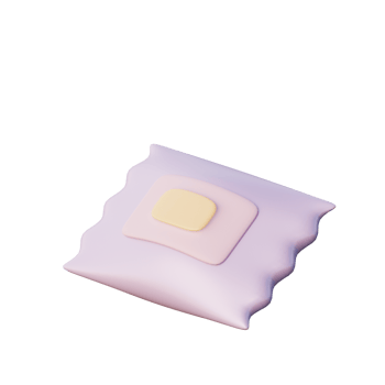Cute 3D Wet Tissue Icon Illustration Render png