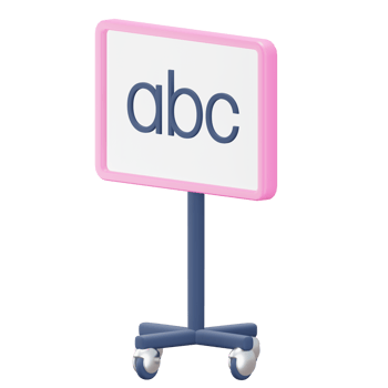 3D Whiteboard Illustration png