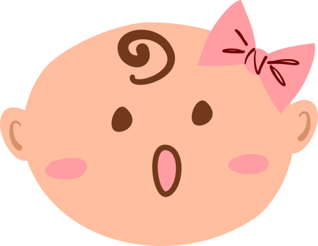 Curious baby emoticon png