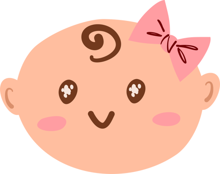 Enthralled baby emoticon png