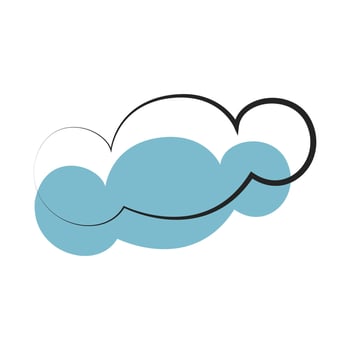 Cloud icon illustration vector
