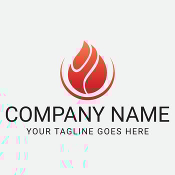 abstract Flame logo illustrations design template vector