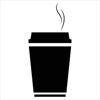 plastic coffee cup Illustration vector