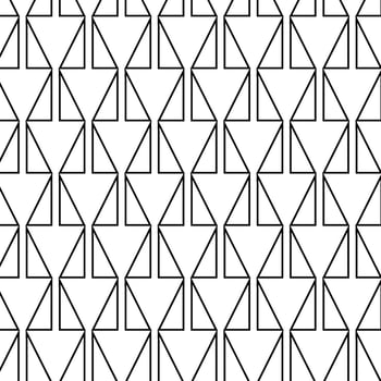 Triangle Geometry seamless pattern. graphic line illustration. Black and white abstract Sample poster, party invitation, holiday banner, postcard. vector