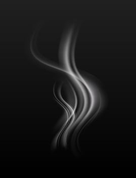 Abstract Smoke Effect to Enhance Visual Design and Media Applications vector