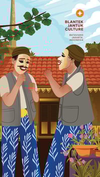 A poster for the balinese culture festival vector