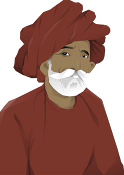 indian old man png