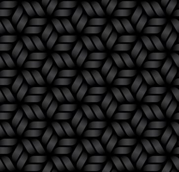 seamless dark color carbon square pattern background vector
