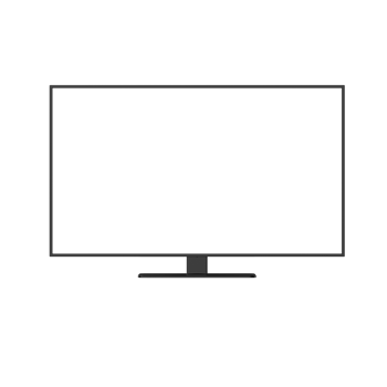 Display isolated on transparent background png