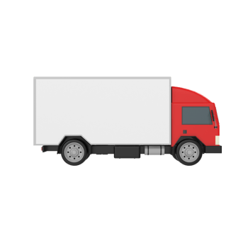Truck isolated on transparent background png
