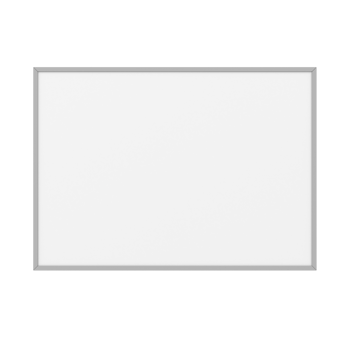 Whiteboard panel isolated on transparent background png