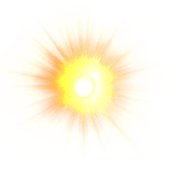 Yellow Radiance Flare png