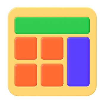 Yellow Calculator 3D Icon png