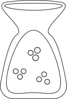 Science items icon. Beaker with solution. png
