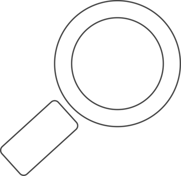 Science items icon. Magnifying glass. png