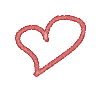 Artistic Red Marker Scribbles png