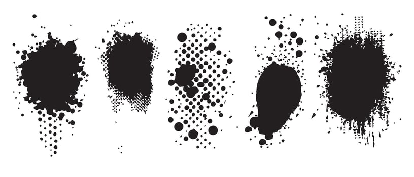 Paper Ink Blot Backgrounds in HD vector