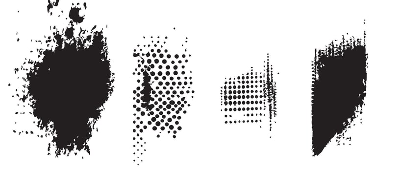 Distorted Ink Blots for Moody Backgrounds vector