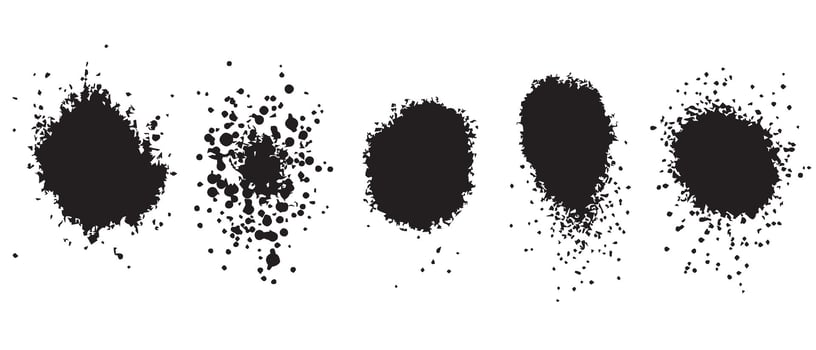 Rorschach-Inspired Ink Blot Backgrounds vector