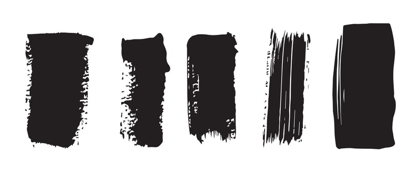 Creative Streaks in Black for Design vector