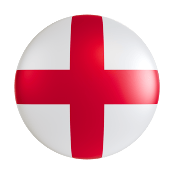 England flag 3d circle icon. png