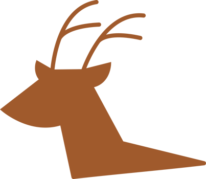Brown deer icon png