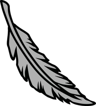 feather fall illustration vector