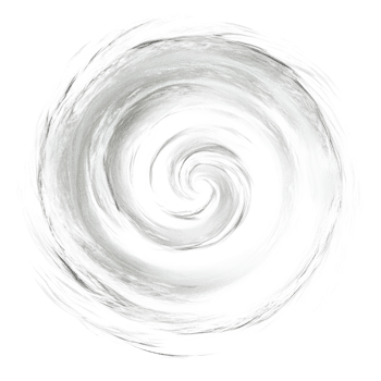 Abstract swirling gray and white spiral pattern art png