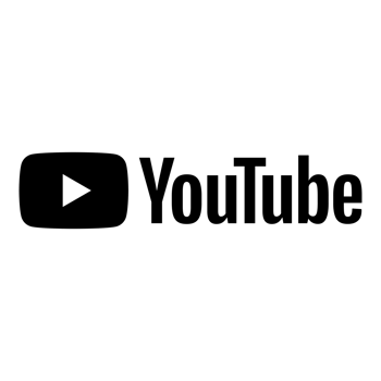 YouTube Wordmark Black Logo Icon YT App Editable Transparent Background Premium Social Media Design for Digital Download png