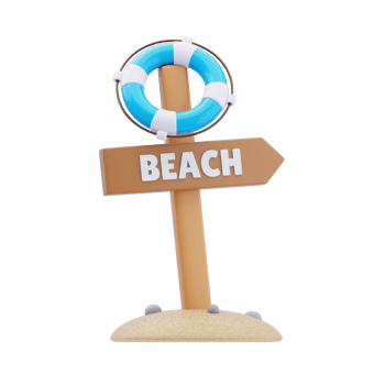 Beach Board 3D Icon png