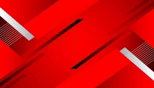 Abstract red geometric background with overlapping lines. vector