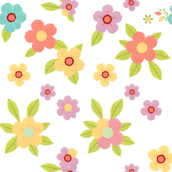 Soft toned Scandinavian floral clipart with artistic geometry. . png