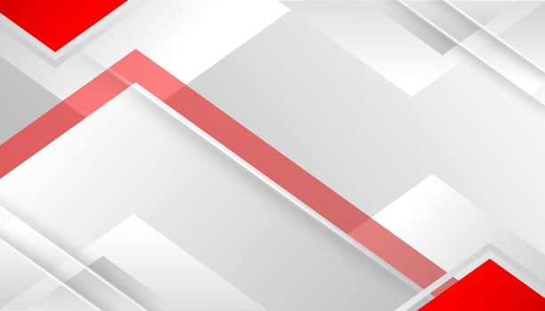 Abstract red and white geometric corporate background. vector