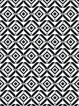 A black and white geometric pattern with squares vector