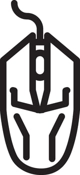 Mouse Line Icon vector