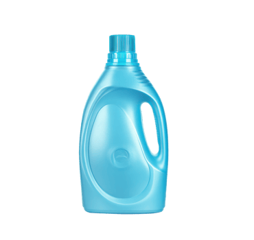Blue liquid detergent bottle for household cleaning and laundry use png
