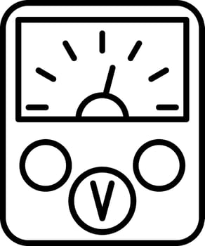 Voltmeter Measurement Tool vector