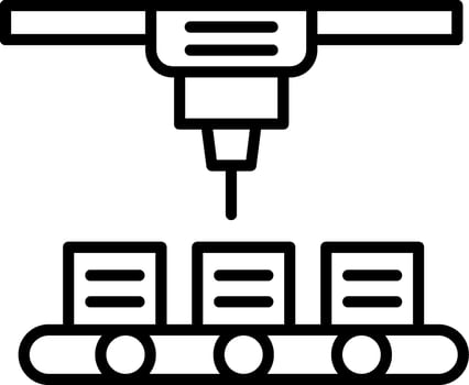 Industrial Production Process vector