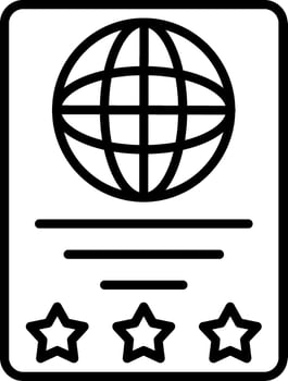 Passport Travel Document vector